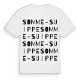 Somme-Suippe ordlek t-shirt