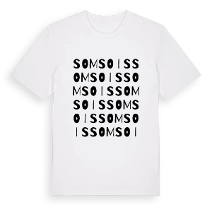 Somsois ordlek t-shirt – ekologisk bomull t-shirt från Pinshirt