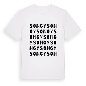 Songy ordlek t-shirt – ekologisk bomull t-shirt från Pinshirt