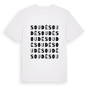 Soudé ordlek t-shirt – ekologisk bomull t-shirt från Pinshirt