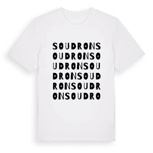Soudron ordlek t-shirt – ekologisk bomull t-shirt från Pinshirt