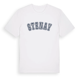 Stenay college t-shirt – ekologisk bomull t-shirt från Pinshirt