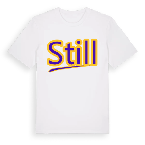 Still baseball t-shirt – ekologisk bomull t-shirt från Pinshirt