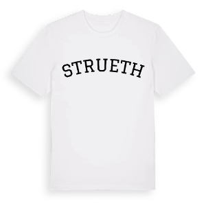 Strueth böjd t-shirt – ekologisk bomull t-shirt från Pinshirt
