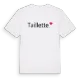 Taillette hjärta t-shirt