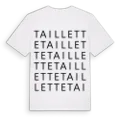Taillette ordlek t-shirt