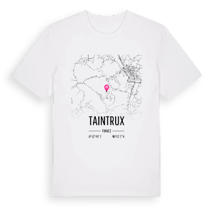 Taintrux karta t-shirt – ekologisk bomull t-shirt från Pinshirt