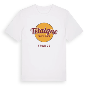 Tétaigne cirkel t-shirt – ekologisk bomull t-shirt från Pinshirt