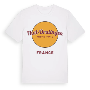 Thal-Drulingen cirkel t-shirt – ekologisk bomull t-shirt från Pinshirt