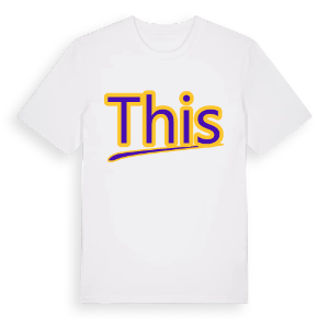 This baseball t-shirt – ekologisk bomull t-shirt från Pinshirt