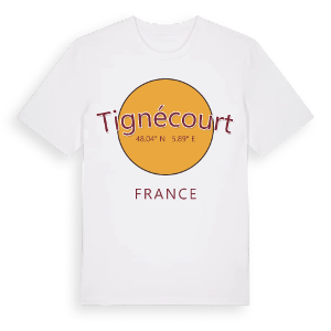 Tignécourt cirkel t-shirt – ekologisk bomull t-shirt från Pinshirt