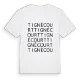 Tignécourt ordlek t-shirt