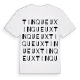 Tinqueux ordlek t-shirt
