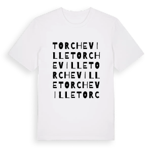 Torcheville ordlek t-shirt – ekologisk bomull t-shirt från Pinshirt