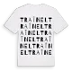 Traînel ordlek t-shirt