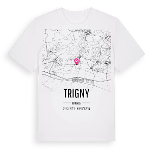 Trigny karta t-shirt – ekologisk bomull t-shirt från Pinshirt