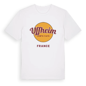 Uffheim cirkel t-shirt – ekologisk bomull t-shirt från Pinshirt