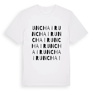 Unchair ordlek t-shirt – ekologisk bomull t-shirt från Pinshirt