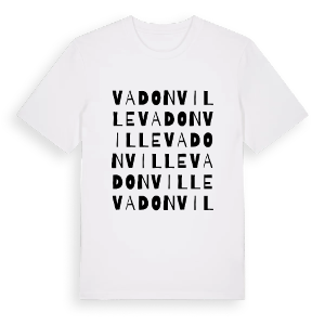 Vadonville ordlek t-shirt – ekologisk bomull t-shirt från Pinshirt