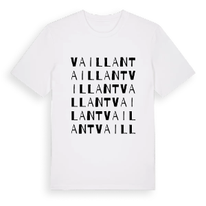 Vaillant ordlek t-shirt – ekologisk bomull t-shirt från Pinshirt