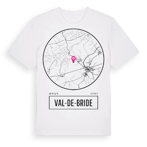 Val-de-Bride t-shirt – ekologisk bomull t-shirt från Pinshirt