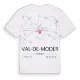 Val-de-Moder karta t-shirt
