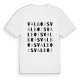 Valbois ordlek t-shirt