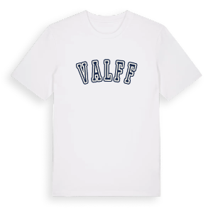 Valff college t-shirt – ekologisk bomull t-shirt från Pinshirt