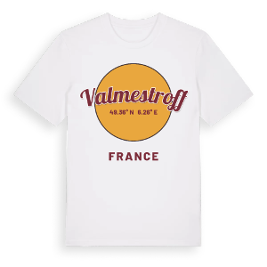 Valmestroff cirkel t-shirt – ekologisk bomull t-shirt från Pinshirt