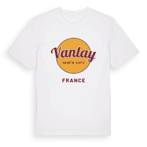 Vanlay cirkel t-shirt – ekologisk bomull t-shirt från Pinshirt