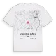 Vannes-le-Châtel karta t-shirt