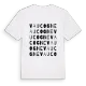 Vaucogne ordlek t-shirt