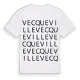 Vecqueville ordlek t-shirt