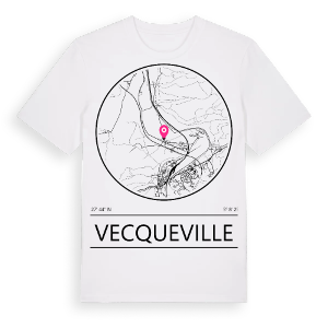 Vecqueville t-shirt – ekologisk bomull t-shirt från Pinshirt