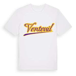 Venteuil baseball t-shirt – ekologisk bomull t-shirt från Pinshirt