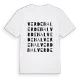 Verdenal ordlek t-shirt