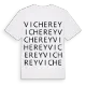 Vicherey ordlek t-shirt