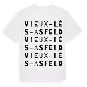 Vieux-lès-Asfeld ordlek t-shirt – ekologisk bomull t-shirt från Pinshirt