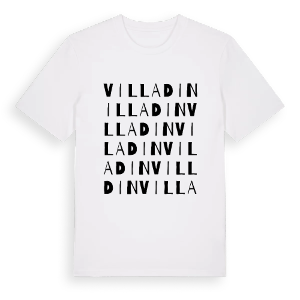 Villadin ordlek t-shirt – ekologisk bomull t-shirt från Pinshirt