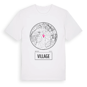 Village t-shirt – ekologisk bomull t-shirt från Pinshirt