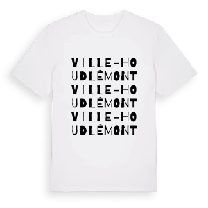 Ville-Houdlémont ordlek t-shirt – ekologisk bomull t-shirt från Pinshirt