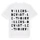 Villers-devant-le-Thour ordlek t-shirt