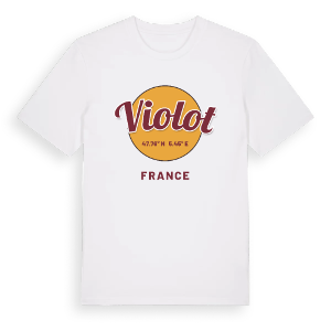 Violot cirkel t-shirt – ekologisk bomull t-shirt från Pinshirt