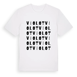 Violot ordlek t-shirt – ekologisk bomull t-shirt från Pinshirt