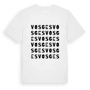 Vosges ordlek t-shirt – ekologisk bomull t-shirt från Pinshirt