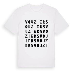 Vouziers ordlek t-shirt – ekologisk bomull t-shirt från Pinshirt