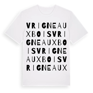 Vrigne aux Bois ordlek t-shirt – ekologisk bomull t-shirt från Pinshirt