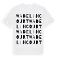Wadelincourt ordlek t-shirt