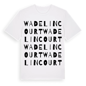 Wadelincourt ordlek t-shirt – ekologisk bomull t-shirt från Pinshirt