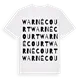 Warnécourt ordlek t-shirt